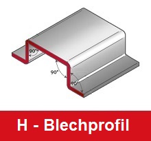 H-blechprofil